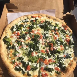 Veggie White Pizza 11/20