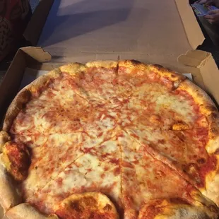 Large cheese pizza