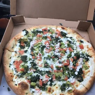 White Veggie Pizza 12/20