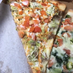 Taco Pizza Slice