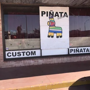 Front of store