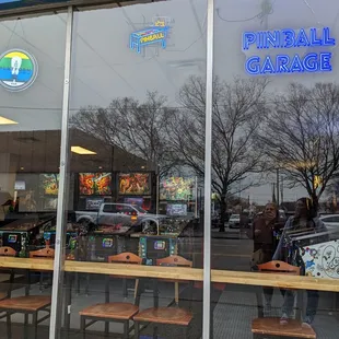 the front of the store