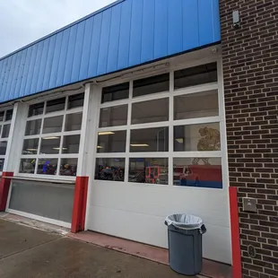 the front of the store