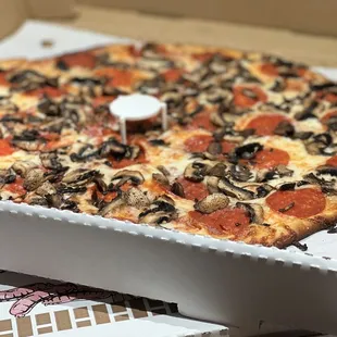 Family Special $25.99 x2. (Pizza, wings, sodas)... not a bad deal.