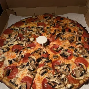 the FAMILY Meal Special includes: 1 topping XL pizza (I added a second topping) a dozen wings, and 4 sodas: $25 b4 tax! A steal!!