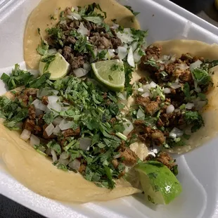 Classic Mexican Taco - Steak and Pork