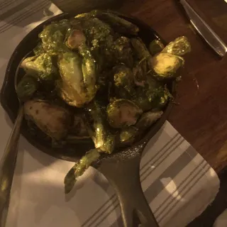 Spicy Brussel Sprouts