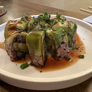 Double avocado roll