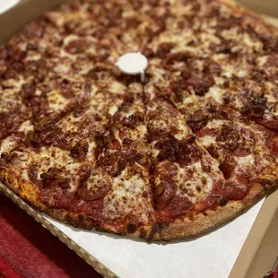 Monster Meatlover - double pepperoni and bacon