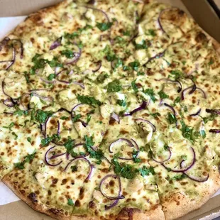 The NEW Chile Verde Pizza was awesome!