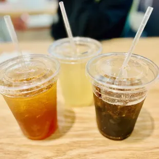 Arnold Palmer, Turmeric Lemonade, and Root beer