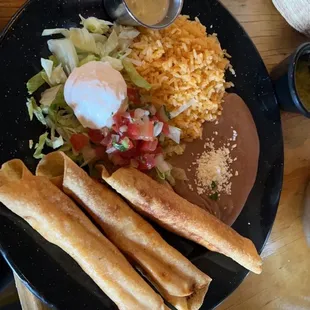 Shredded Chicken Flautas