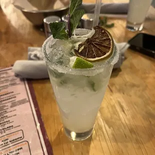 This is the Mojito drink and it was so good