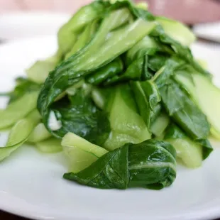 Sautéed bok choy.