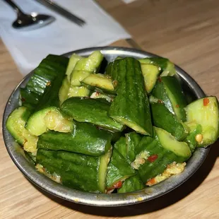 Smashed Cucumber Salad