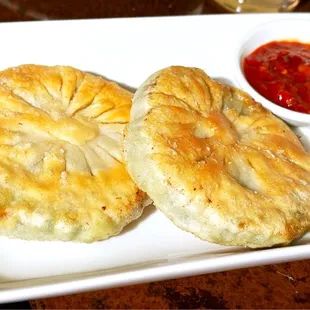 Chive and Egg Pockets