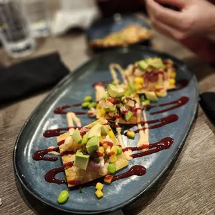 Tuna Tartar Mini Tostadas
