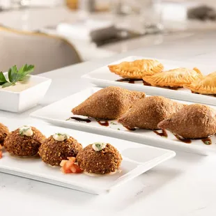 Hot Mezza items at Pine Bistro