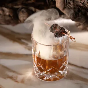 The Smoked Fig Old Fashion | Pine Bistro Signature Cocktail