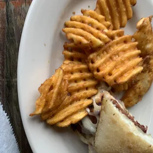 Southwest Chicken Sandwich with Waffle Fries