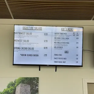 The Menu... will review the food later.