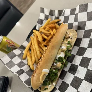 Kimchi cheesesteak