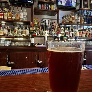 Red trolley ale