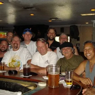 Typical group at the Cove ...