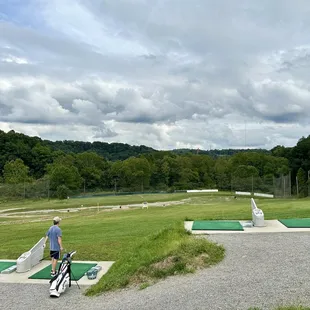 The driving range
