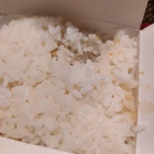 Hair in rice
