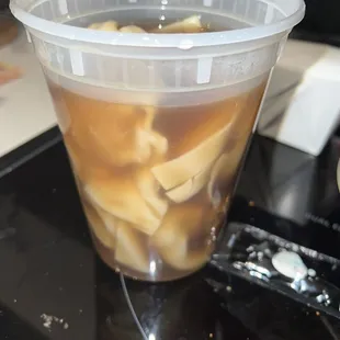 Wonton Soup with xtra wontons. Thank you