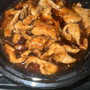 Beef with Garlic Sauce