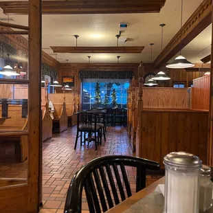 a view of the dining room