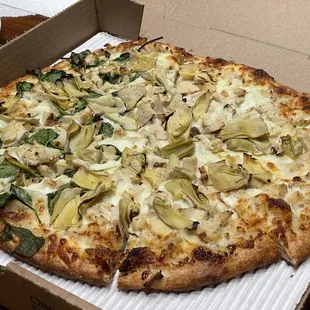 Garden Pizza (Half Spinachless)