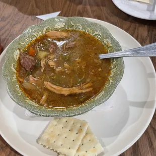 gumbo 9/10, -1 for no rice