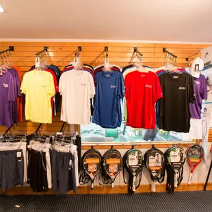 Forgot your racquet?  Broke your strings? We've got you covered. Racquet's are available for purchase and we offer racquet stringing.