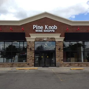 the front of the store