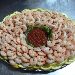 Shrimp Tray.