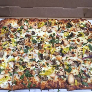 Square Gourmet Chicken.