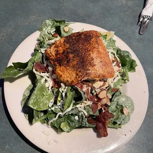 Salmon Spinach Salad. Amazing as ever!