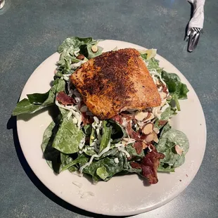 Salmon Spinach Salad. Amazing as ever!