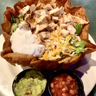 Taco salad. This was excellent! Definitely would get this one again.