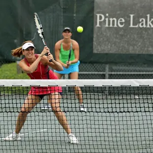 Top Notch tennis facilities and instructors at Pine Lake Country Club.