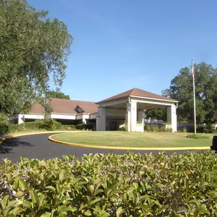 the entrance to the club