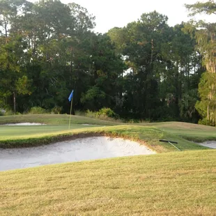 the hole and the green