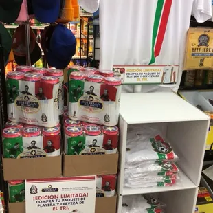 t - shirts and other items for sale