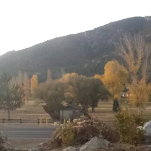 Across the way from the general store