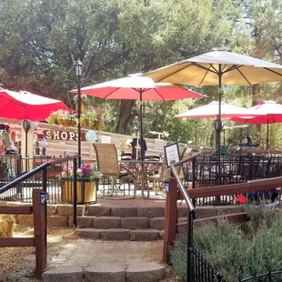 The Hideaway is across from the Inn.  Enjoyed 2 evenings of live music!
