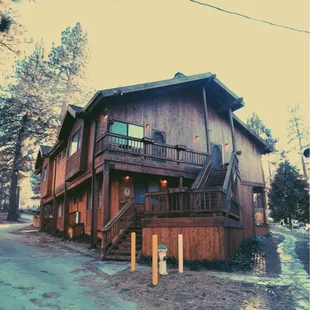 The back of the inn, but still charming!