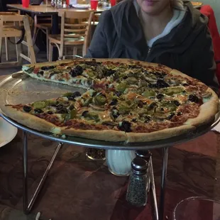 pizza, food